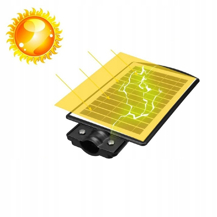 Lampa solarna LED 600W uliczna czujnik ruchu zmierzchu pilot uchwyt mocna - obrazek 8