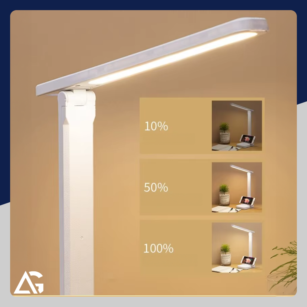 Lampka biurkowa LED bezprzewodowa USB szkolna do czytania nocna regulowana - obrazek 13