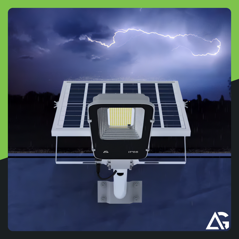 Lampa solarna LED z pilotem i czujnikiem ruchu do ogrodu 1000W - obrazek 8