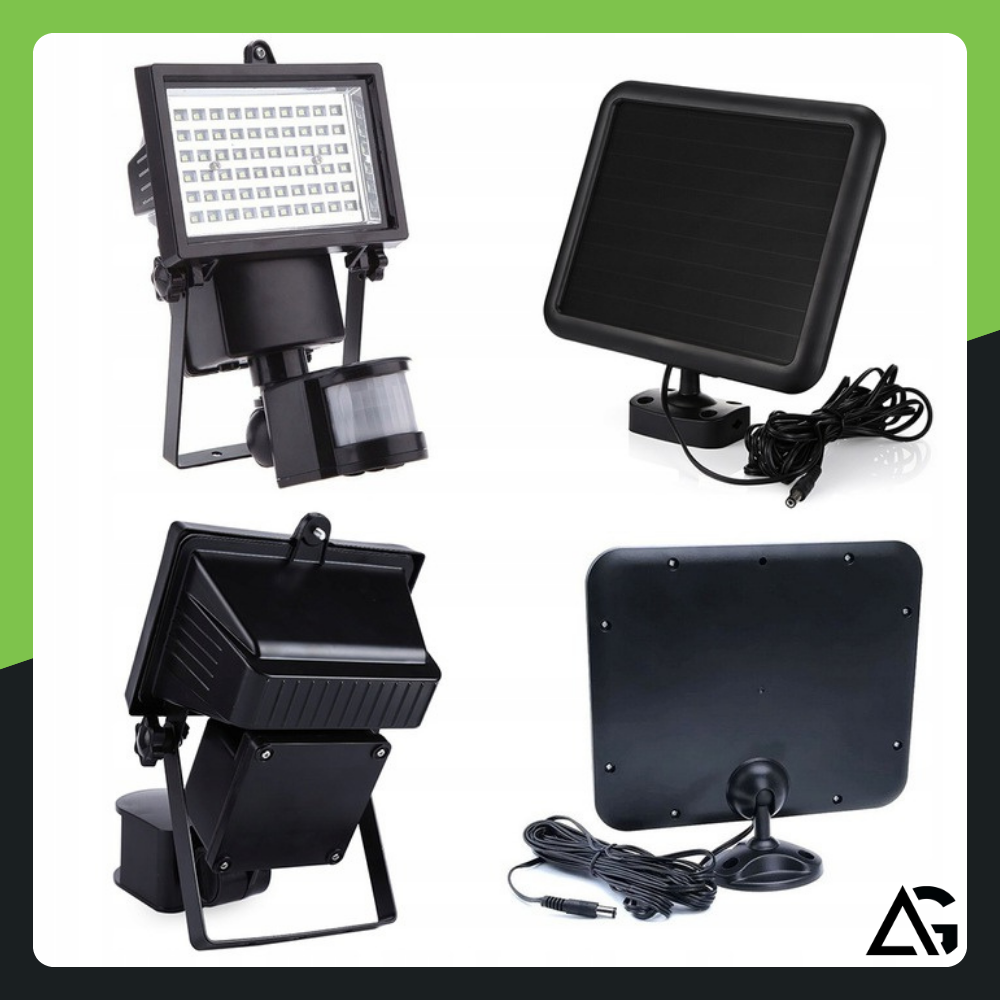 Reflektor halogen lampa solarna LED 250W z czujnikiem ruchu panel pilot zewnętrzna - obrazek 13