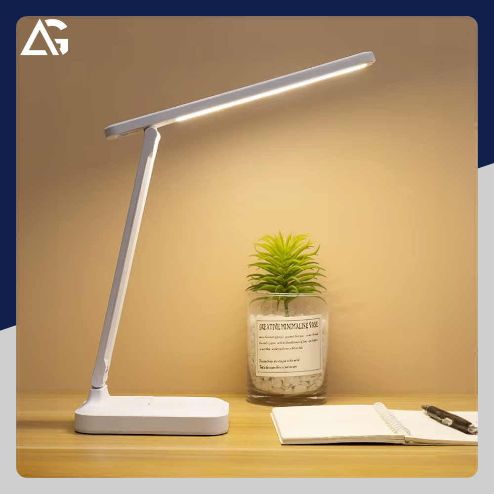 Lampka biurkowa LED bezprzewodowa USB szkolna do czytania nocna regulowana - obrazek 10