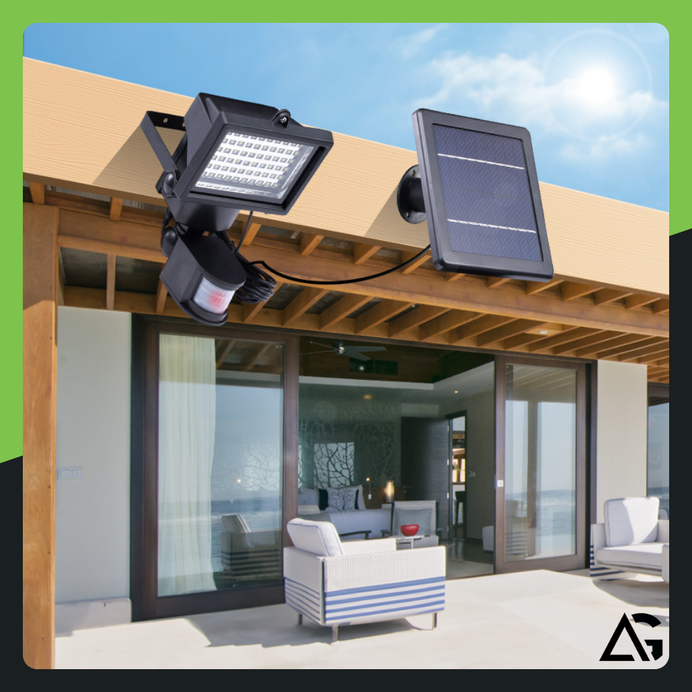 Reflektor halogen lampa solarna LED 250W z czujnikiem ruchu panel pilot zewnętrzna - obrazek 2