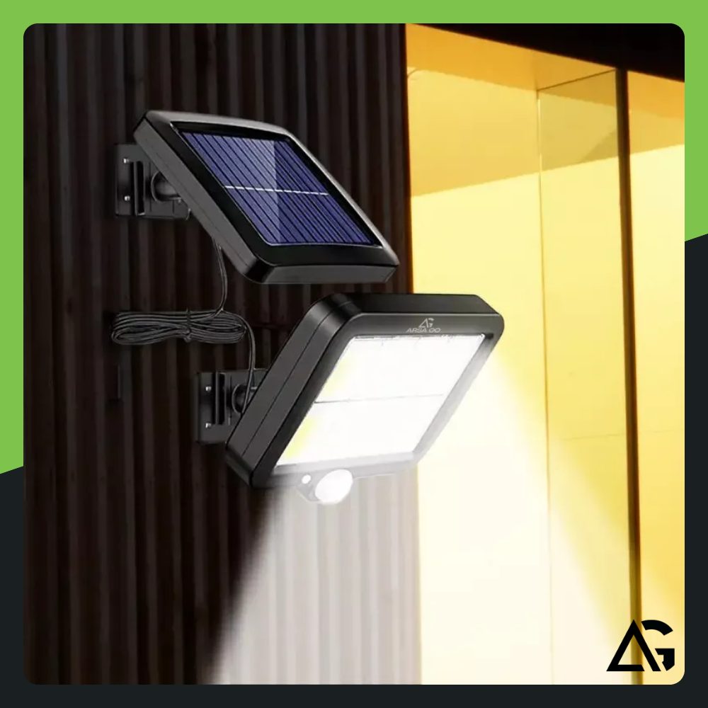 Lampa solarna ogrodowa LED z czujnikiem ruchu i zmierzchu mocna zewnętrzna - obrazek 5